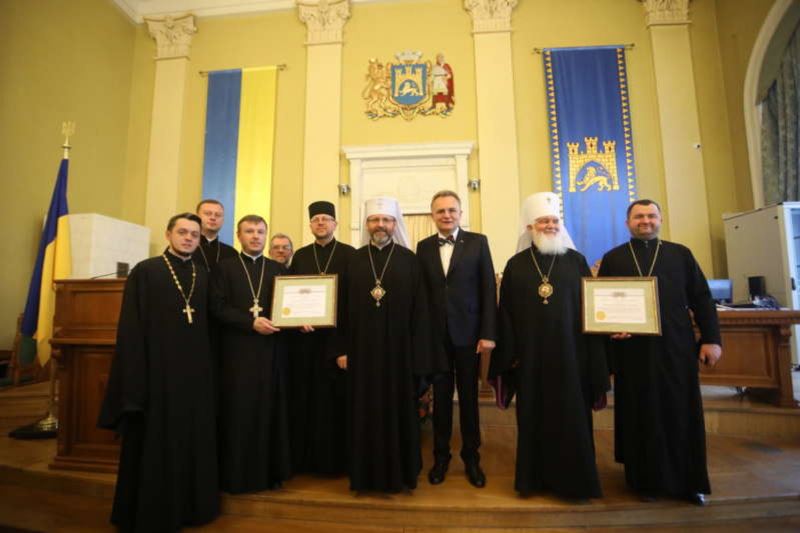 Лідери християнських Церков отримали звання «Почесний громадянин міста Львова» 