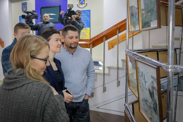 У Дніпрі відкрили виставку малюнків «Чорнобильська катастрофа – 30(+1) років опісля, що далі?» (ВІДЕО)