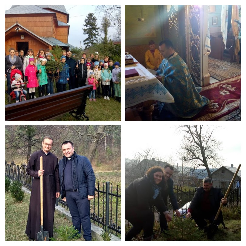У Львівській архієпархії долучились до Всеукраїнської безстрокової екологічної акції «Посади дерево миру»