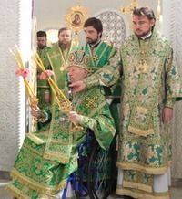 Митрополит Володимир на служінні