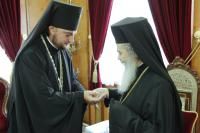 КИЇВ-ЄРУСАЛИМ. Делегація Української Православної Церкви зустрілася з Патріархом Святого Града Єрусалим і всієї Палестини Феофілом ІІІ