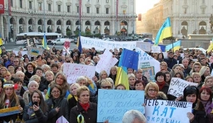 У Римі продовжується Євромайдан проти політики чинної влади в Україні
