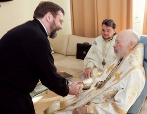 Блаженніший Митрополит  Володимир зустрівся з Блаженнішим Святославом (Шевчуком)