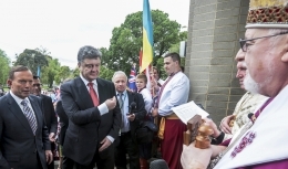 Президент України і Прем’єр-міністр Австралії спільно молилися у храмі УГКЦ в Мельбурні