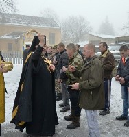 Єпископ Коломийсько-Чернівецький УГКЦ благословив мобілізованих чоловіків