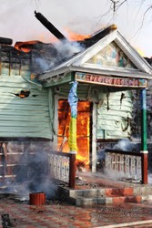 Храм УПЦ КП згорів у Тернопільській області (ФОТО, ВІДЕО)