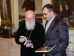 Патріарх Філарет провів зустріч з головним військовим священиком Збройних сил Латвії.(ФОТО)