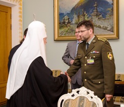 Патріарх Філарет провів зустріч з головним капеланом Збройних Сил Словацької Республіки.(ФОТО)