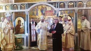 Глава УГКЦ вручив послу України при Апостольській столиці медаль митрополита Андрея Шептицького