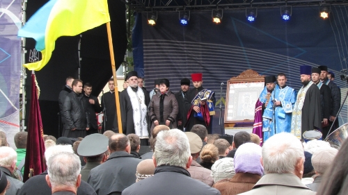 На Покрови в Івано-Франківську відслужили молебень до Пресвятої Богородиці На Покрови в Івано-Франківську відслужили молебень до Пресвятої Богородиці