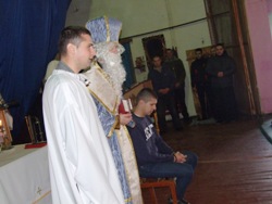 В’язнів Львівської виправної колонії №48 відвідав святий Миколай.(ФОТО)