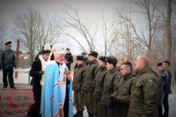 Освячено хрест на місці зведення першої на Прикарпатті гарнізонної церкви