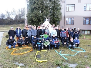 Першу в Україні статую Святого Івана Боско освятили у Львові