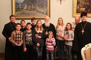 Дітьми із Краматорська зустрілись з Патріархом Філаретом