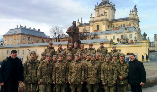 Святоюрський комплекс відвідали майбутні офіцери ЗСУ.(ФОТО) Святоюрський комплекс відвідали майбутні офіцери ЗСУ.(ФОТО)