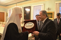 Патріарх Філарет зустрівся з послом Палестини в Україні