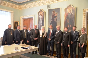 Патріарх Філарет провів зустріч з керівниками національних Біблійних Товариств