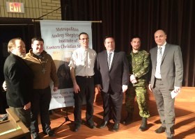 Діяльність капеланів УГКЦ в зоні АТО презентували українцям в Канаді.(ФОТО)