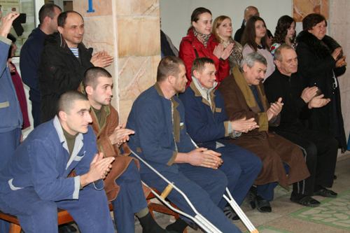 Різдвяна коляда у військовому госпіталі.(ФОТО)