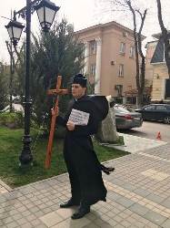 Одиночний пікет у Сімферополі.(ФОТО)