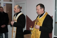 На Львівщині відкриття Центру допомоги учасникам АТО поблагословили священики УГКЦ.(ФОТО)