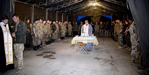 Зона АТО: Передвеликодні гостинці та сповідь. (ВІДЕО)