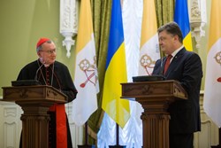 Державний Секретар Святого Престолу кардинал П’єтро Паролін зустрівся з Президентом України