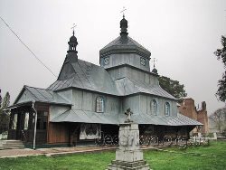 На Франківщині згорів дерев'яний храм УГКЦ.(ФОТО)