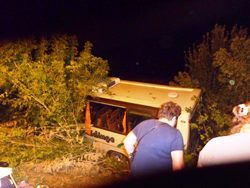 На Запоріжжі у ДТП потрапив автобус з паломниками.(ФОТО)
