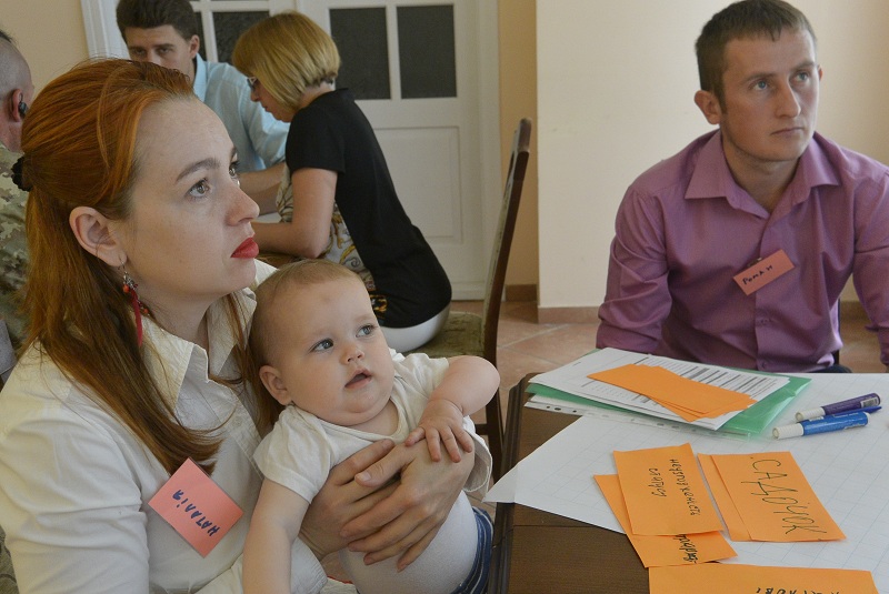 Карітас об’єднує місцевих активістів, переселенців та учасників АТО Карітас об’єднує місцевих активістів, переселенців та учасників АТО