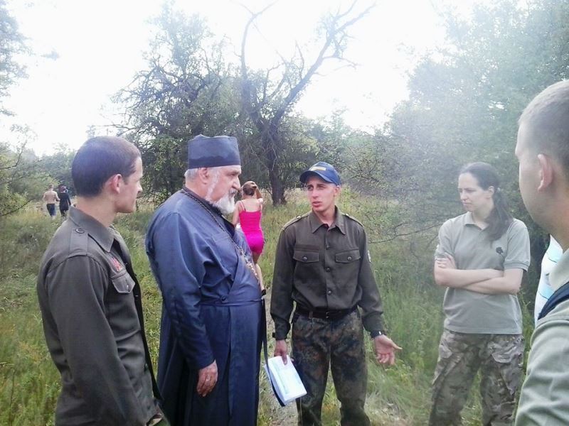 Полтавський священик УГКЦ — капелан у патріотичному молодіжному таборі «Відвага»