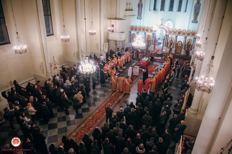 Відбувся Чин монашого Парастасу за владикою Андрієм (Сапеляком)