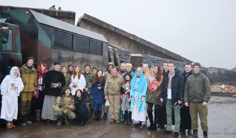 Мандрівка колядників Студентського театру «САД» на сході України