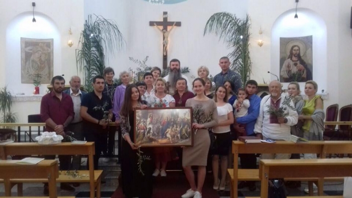 У Вербну неділю для української громади Кіпра відслужили святу Літургію