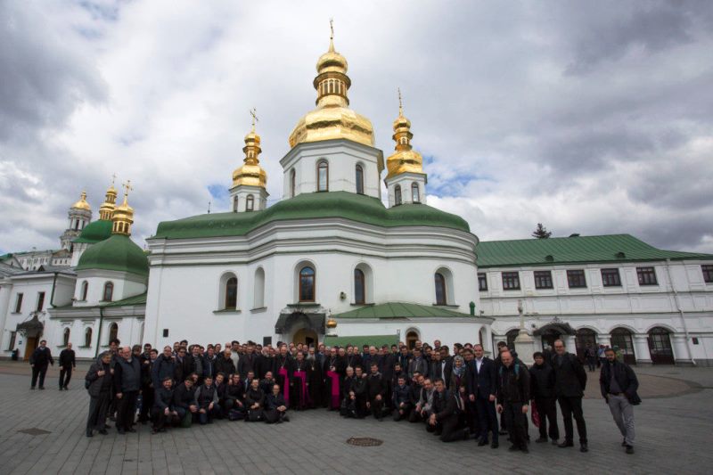 Паломники - священики з Італії відвідали Києво-Печерську Лавру