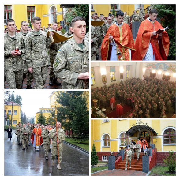 Курсанти молились біля Божого тіла