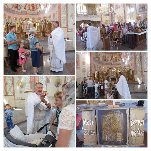 У Катедральному соборі м.Коломия виставлено фронтову ікону “Богородиця єднання”