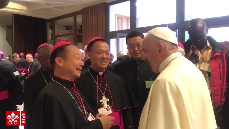 Святіший Отець розмовляв перед Синодом з китайськими єпископами (ВІДЕО)