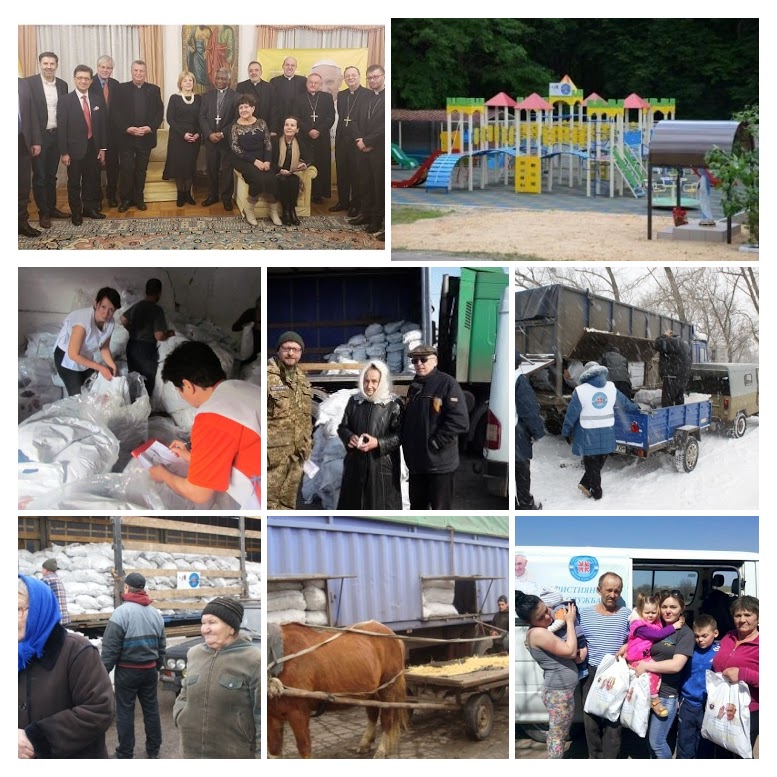  ХСП у 2017-2018 роках виконала 3 великих і 1 малий проекти в рамках реалізації акції «Папа для України»