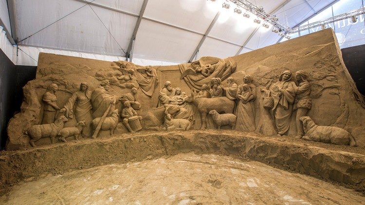 Ватиканський вертеп зроблять з 1300 кубічних метрів піску