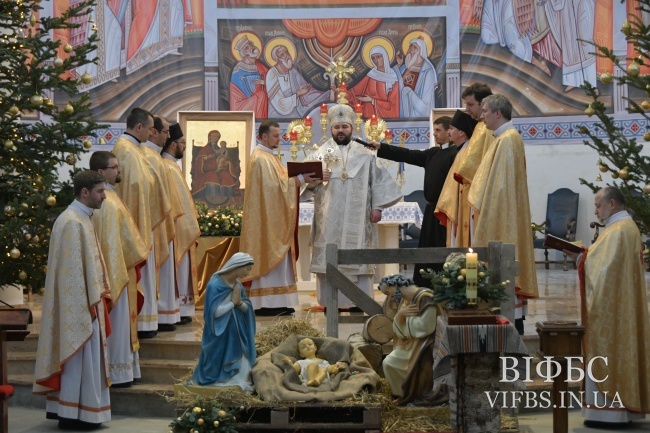 У семінарії оо. Василіян, що в Брюховичах відбулася щорічна Монаша Коляда