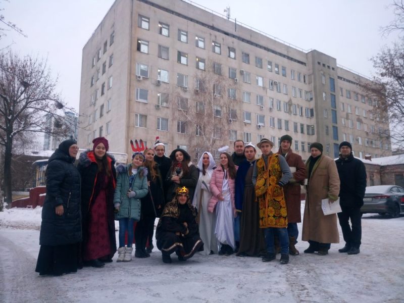 Дзвінка коляда пролунала у Харківському військовому шпиталі