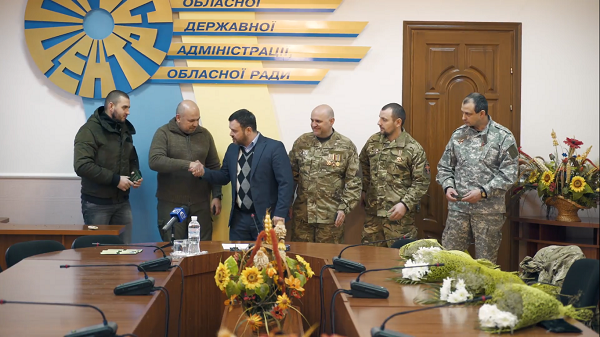 Бойові капелани ХСП отримали відзнаки (ВІДЕО)