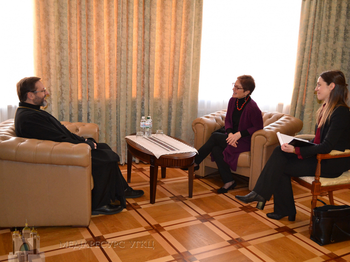 Глава УГКЦ обговорив з Послом США суспільно-політичну та релігійну ситуацію в Україні