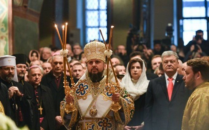 У  Києві відбулася інтронізація Предстоятеля ПЦУ Епіфанія