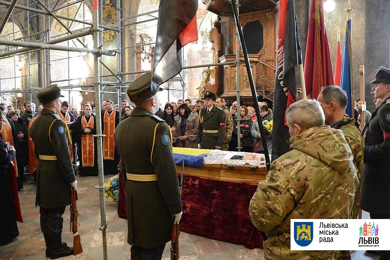 Львів попрощався з Миколою Рудиком — Героєм, що загинув у зоні бойових дій