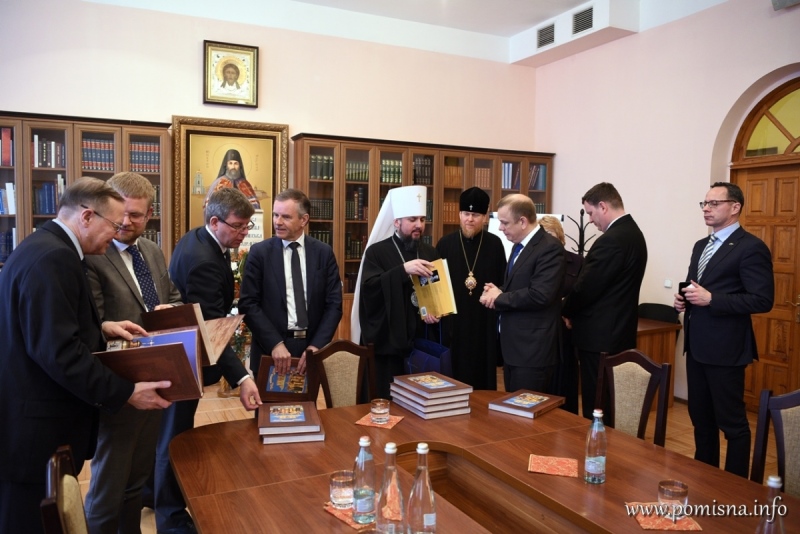 Митрополит Епіфаній зустрівся з Послами Балтійських та Скандинавських країн