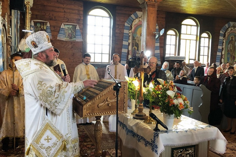 Митрополит Василій (Семенюк) відвідав село, у якому душпастирював в часи підпілля УГКЦ
