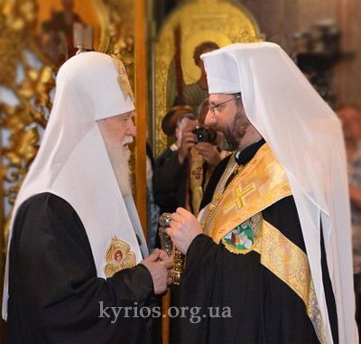 Патріарх Філарет і Патріарх Святослав Шевчук