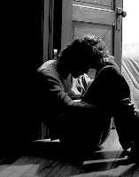 людина в горі